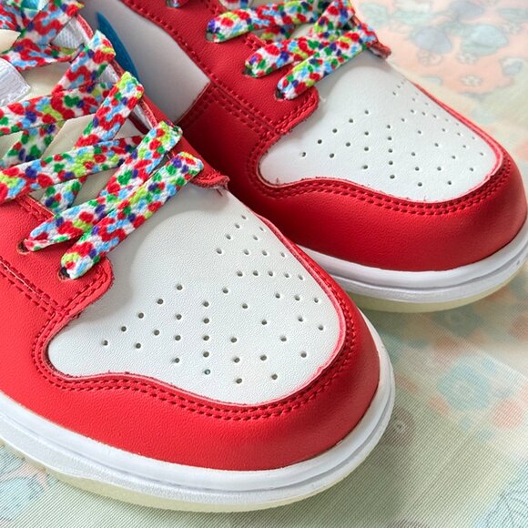 Nike X Lebron James Dunk Low Fruity Pebbles Sneakers - Picture 6 of 10